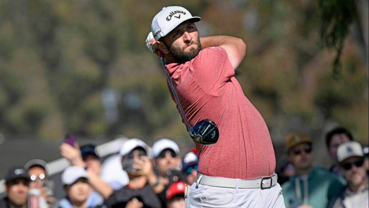 Jon Rahm, disputando un torneo el pasado mes de febrero.