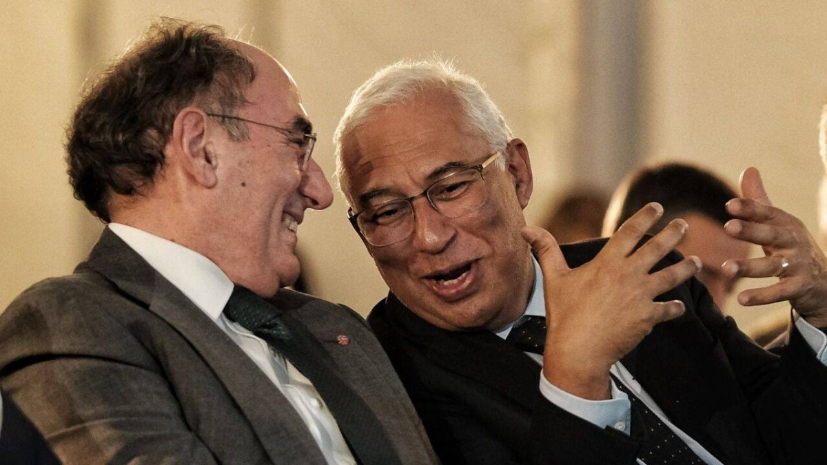 Ignacio Galán, presidente de Iberdrola, y António Costa, primer ministro luso.