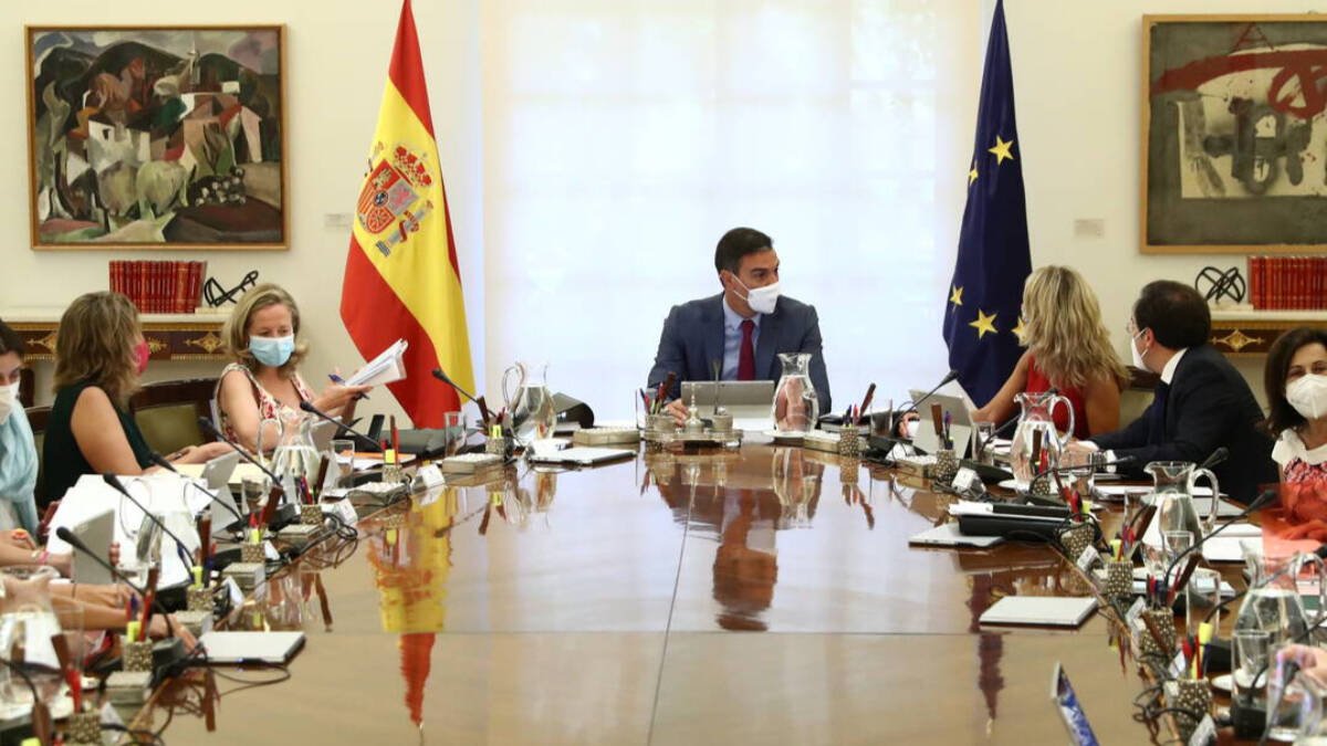 Imagen de archivo de una reunión del Consejo de Ministros en 2021