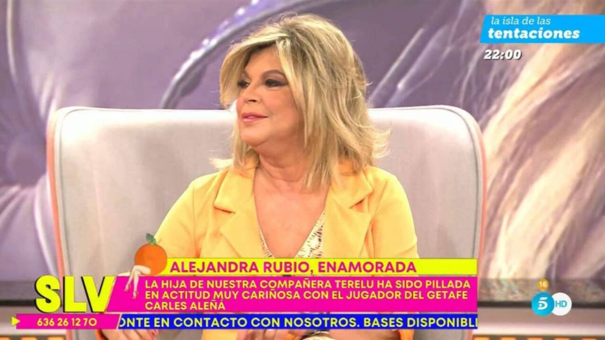 Terelu Campos no quiere que el trabajo de Aleñá se vea afectado.