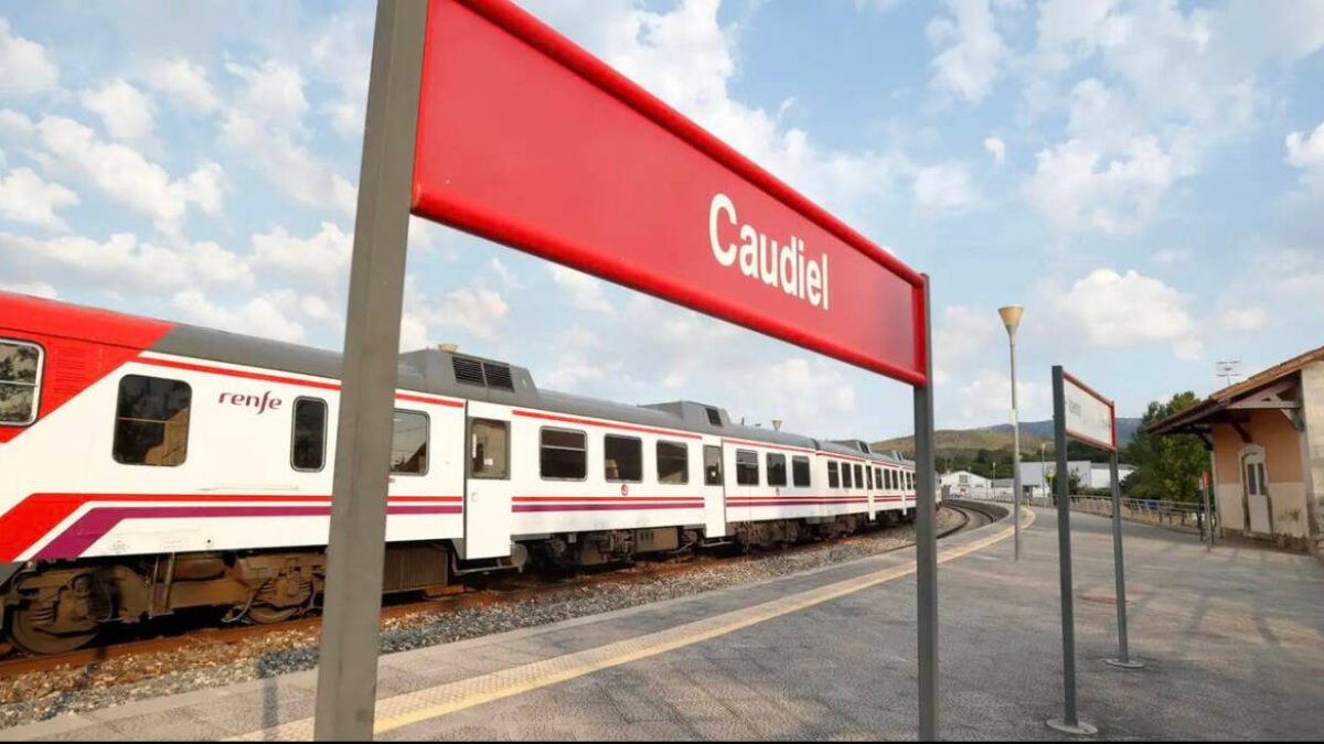 Estación de Renfe en Caudiel
