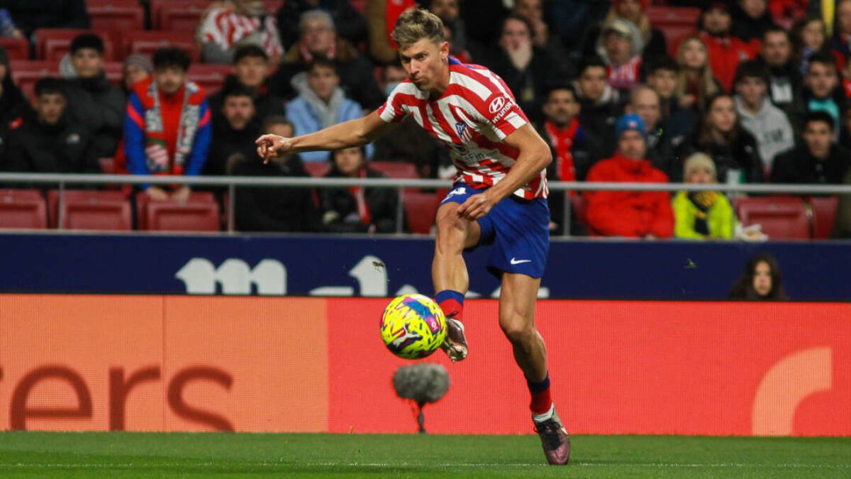 Marcos Llorente durante el Atlético - Valladolid.