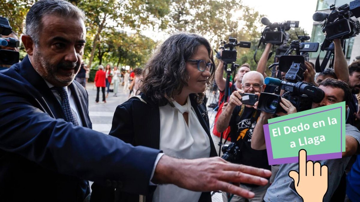 Imagen archivo de Mónica Oltra entrando a declarar en los juzgados.