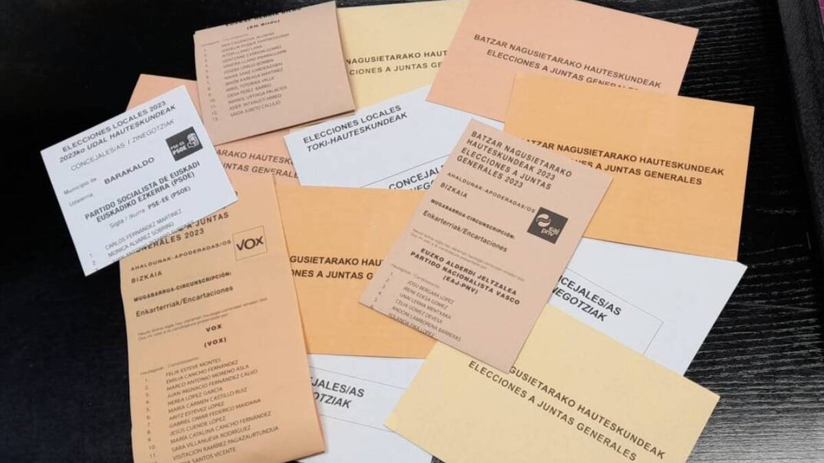 Papeletas electorales