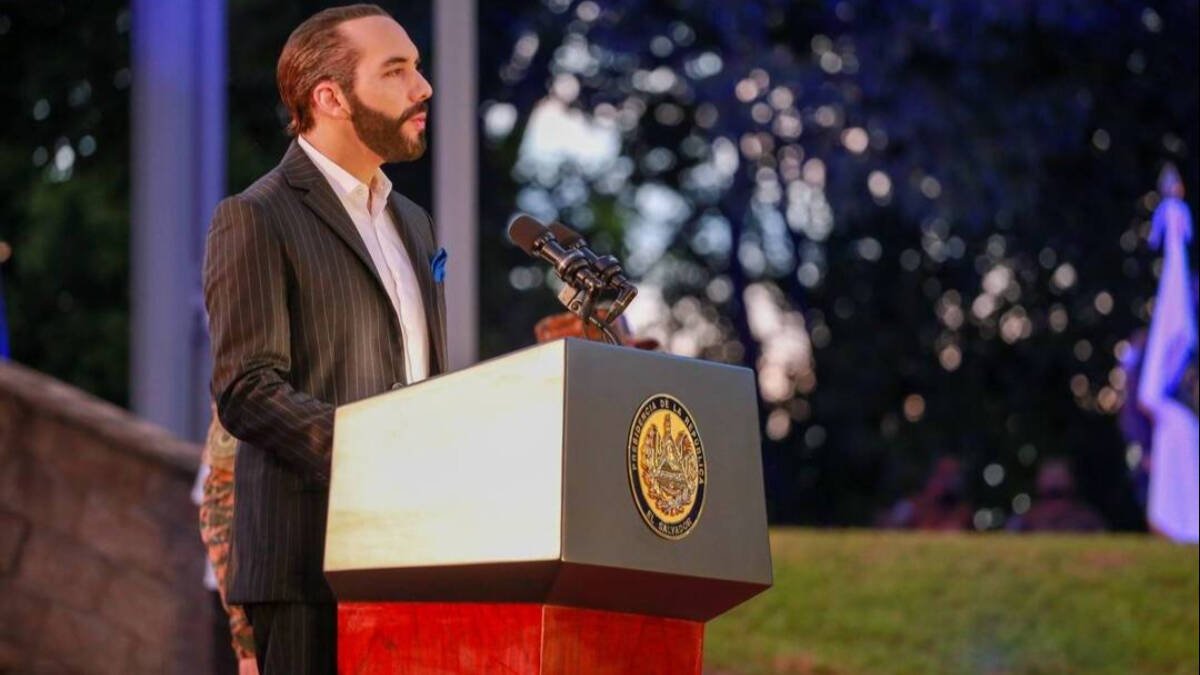 Nayib BUkele, presidente de El Salvador.