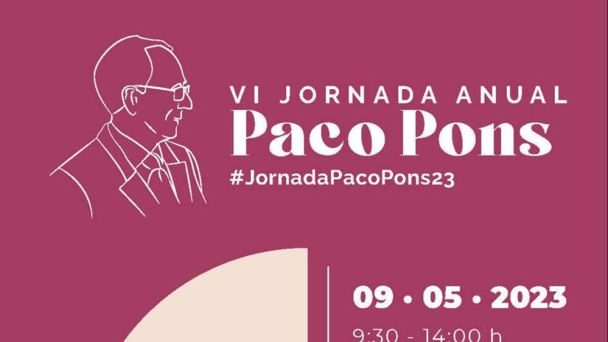 La VI Jornada anual Paco Pons abordará los retos en emprendimiento e innovación