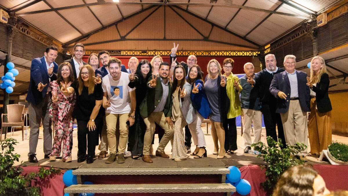 Imagen de los integrantes que conforman la candidatura del PP de Moncada para las próximas elecciones municipales - PP MONCADA