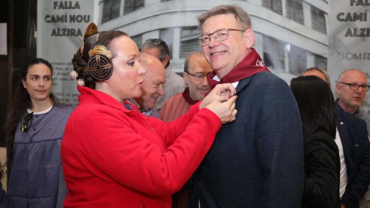Ximo Puig en Fallas
