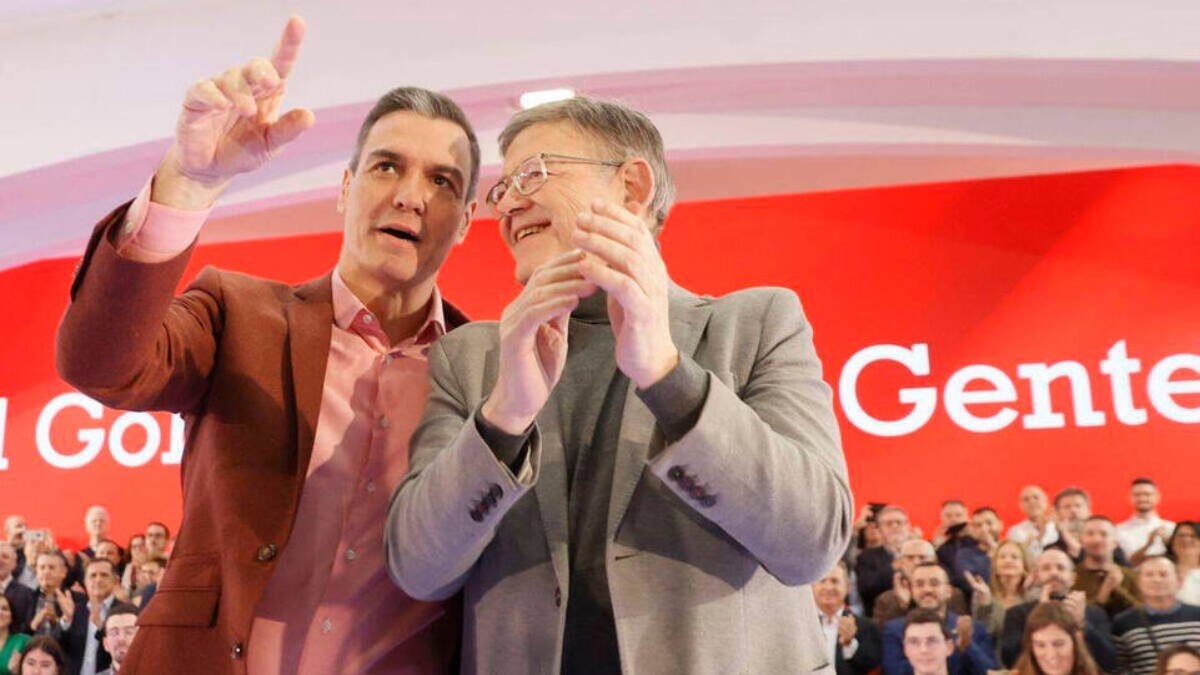 Pedro Sánchez con Ximo Puig