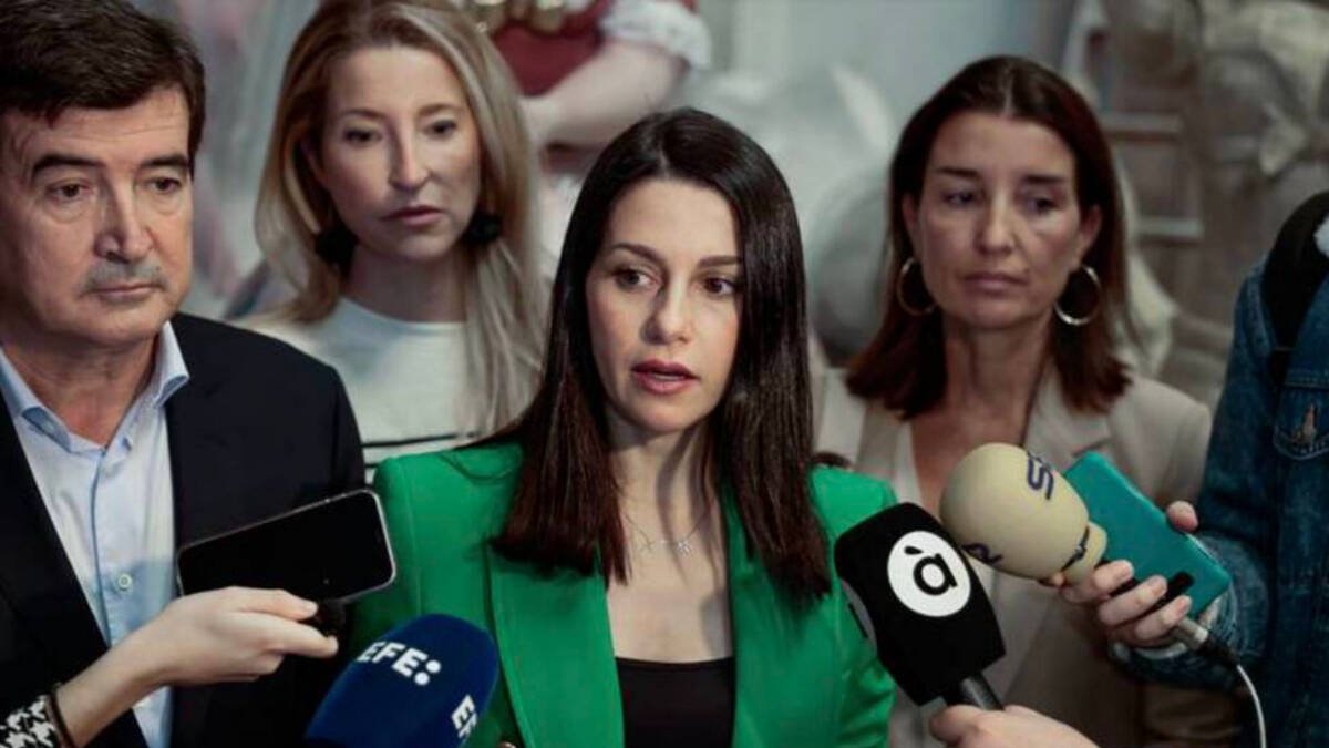 Inés Arrimadas en su última visita a Valencia