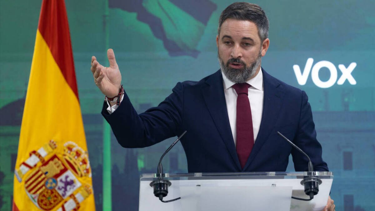 Santiago Abascal anuncia las concentraciones de Vox