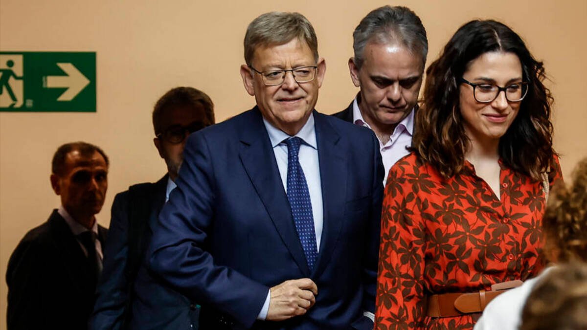 Ximo Puig junto a sus vicepresidentes