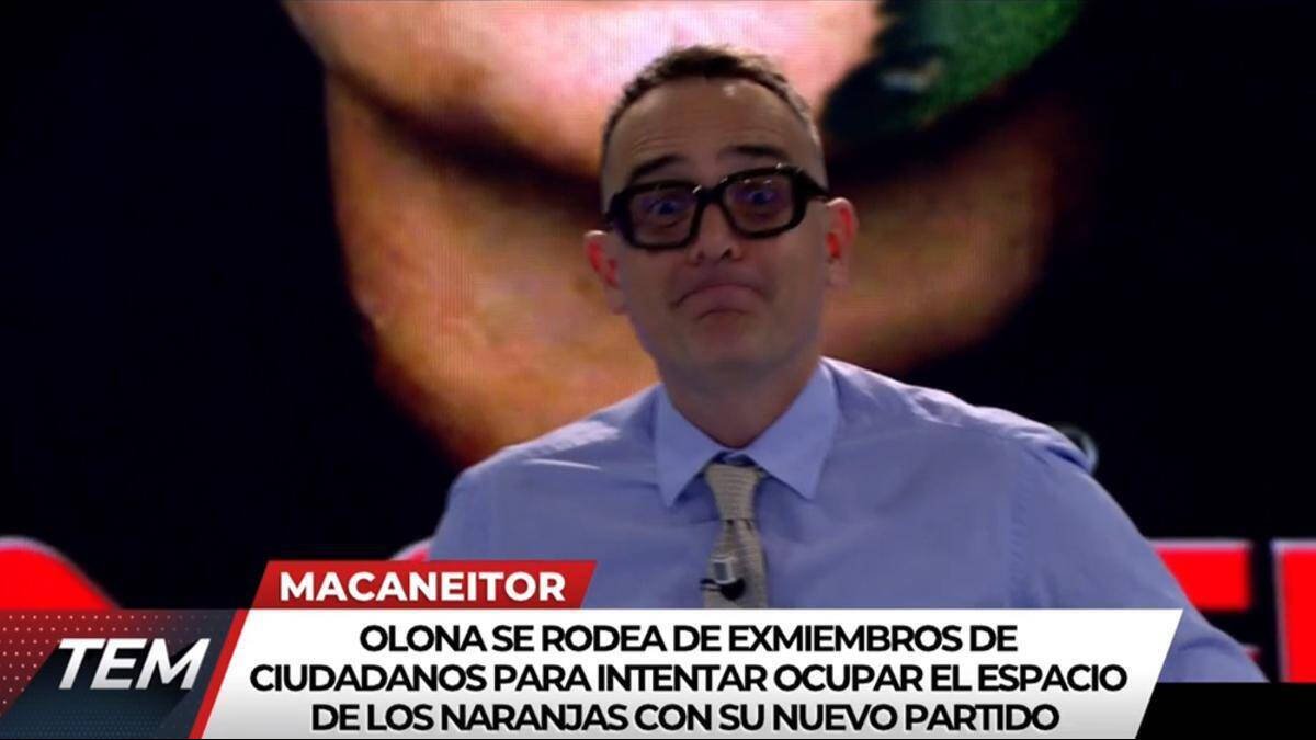 Risto Mejide, durante el apagón en Cuatro.
