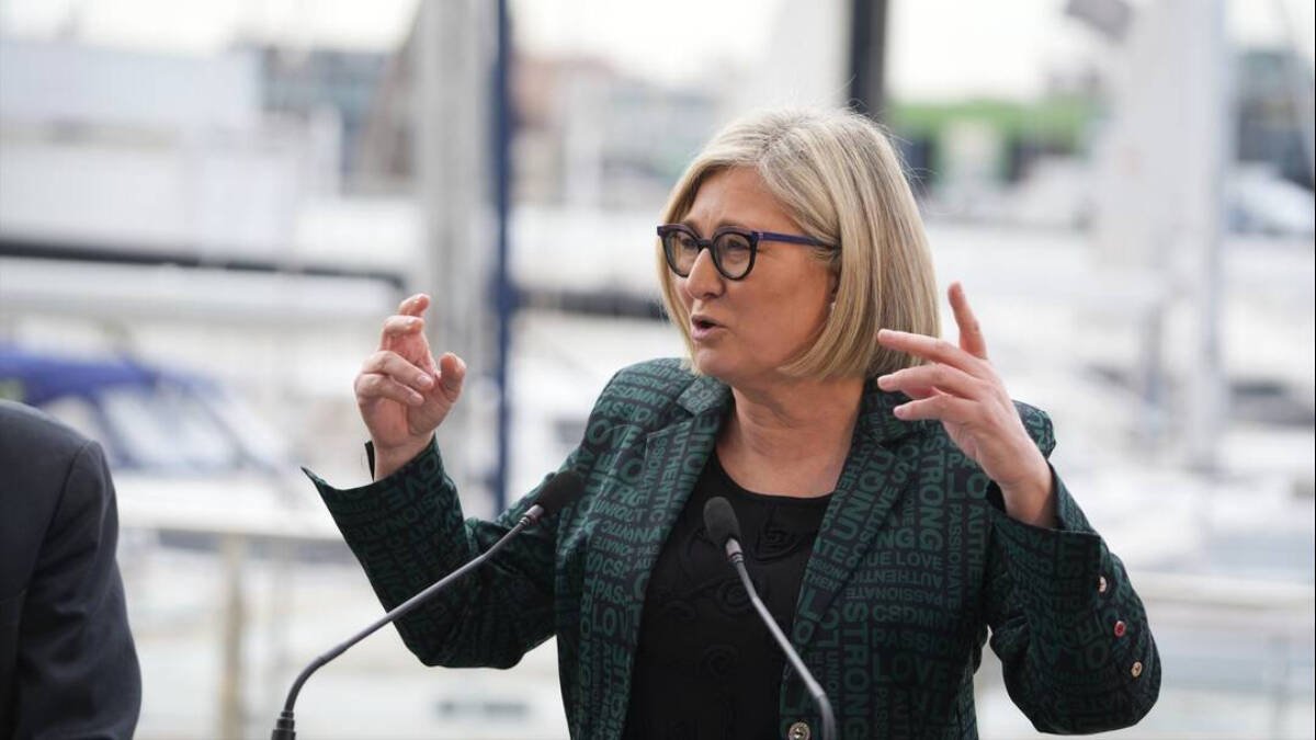 La candidata de CS a la presidencia de la Generalitat, Mamen Peris.