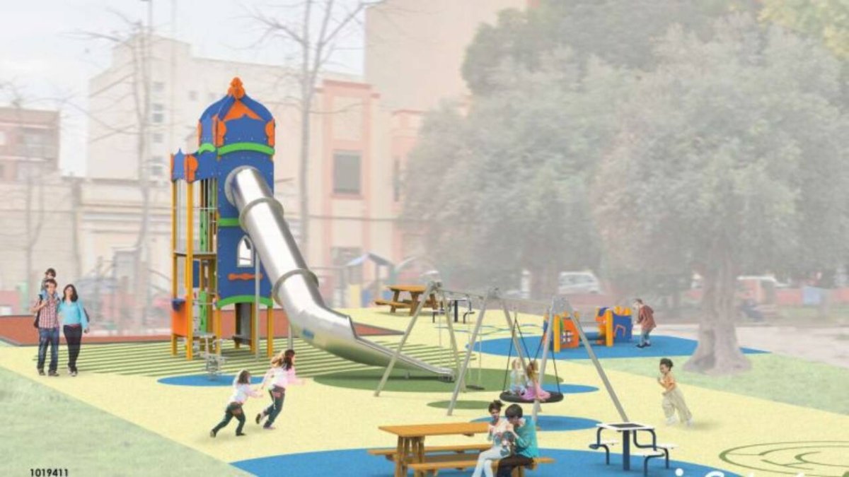 Iniciades les obres de millora del parc de la Plaça de la Concòrdia a Burjassot