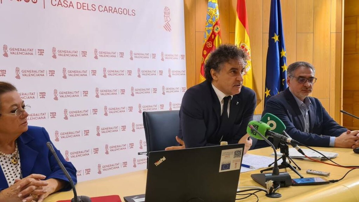 El SA en la roda de premsa de hui a Castelló de la Plana