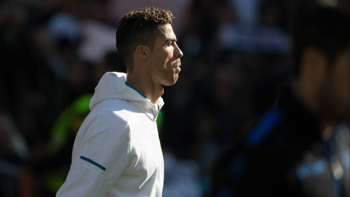 Cristiano Ronaldo, entrenando con el Real Madrid, en una imagen de archivo.