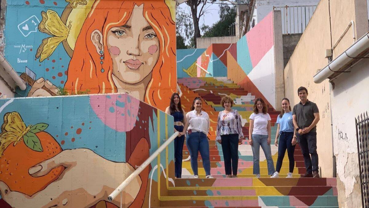 Un gran espai d'art urbà en el barri del Cabezo de Bigastro