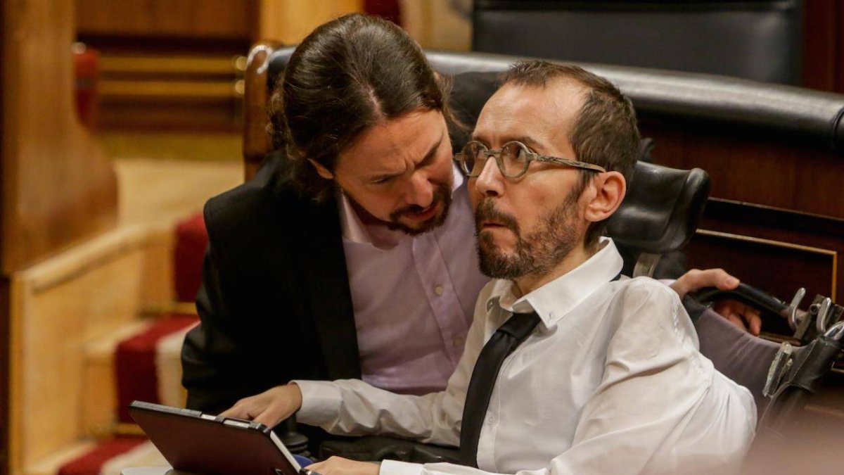 Iglesias y Echenique, cuando concidieron en el Congreso.