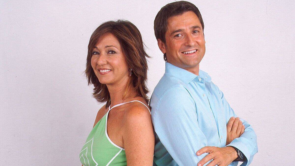 Ana Rosa Quintana y Antonio Hidalgo, hace dos décadas.