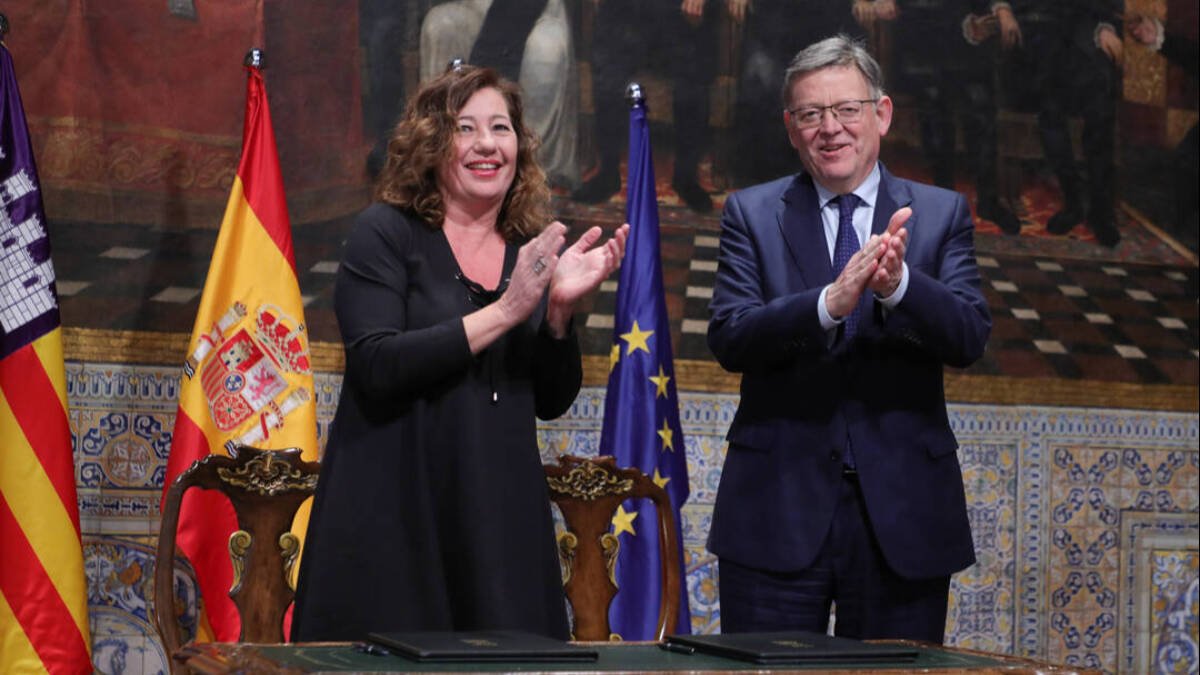 Francina Armengol y Ximo Puig.