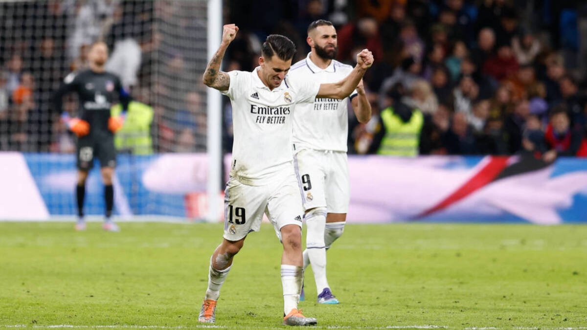 Dani Ceballos durante el Real Madrid - Atlético de Copa del Rey.