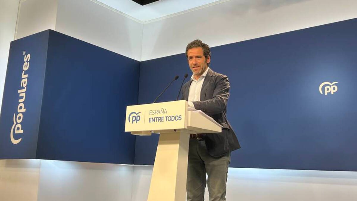 Borja Sémper, en la sede del Partido Popular