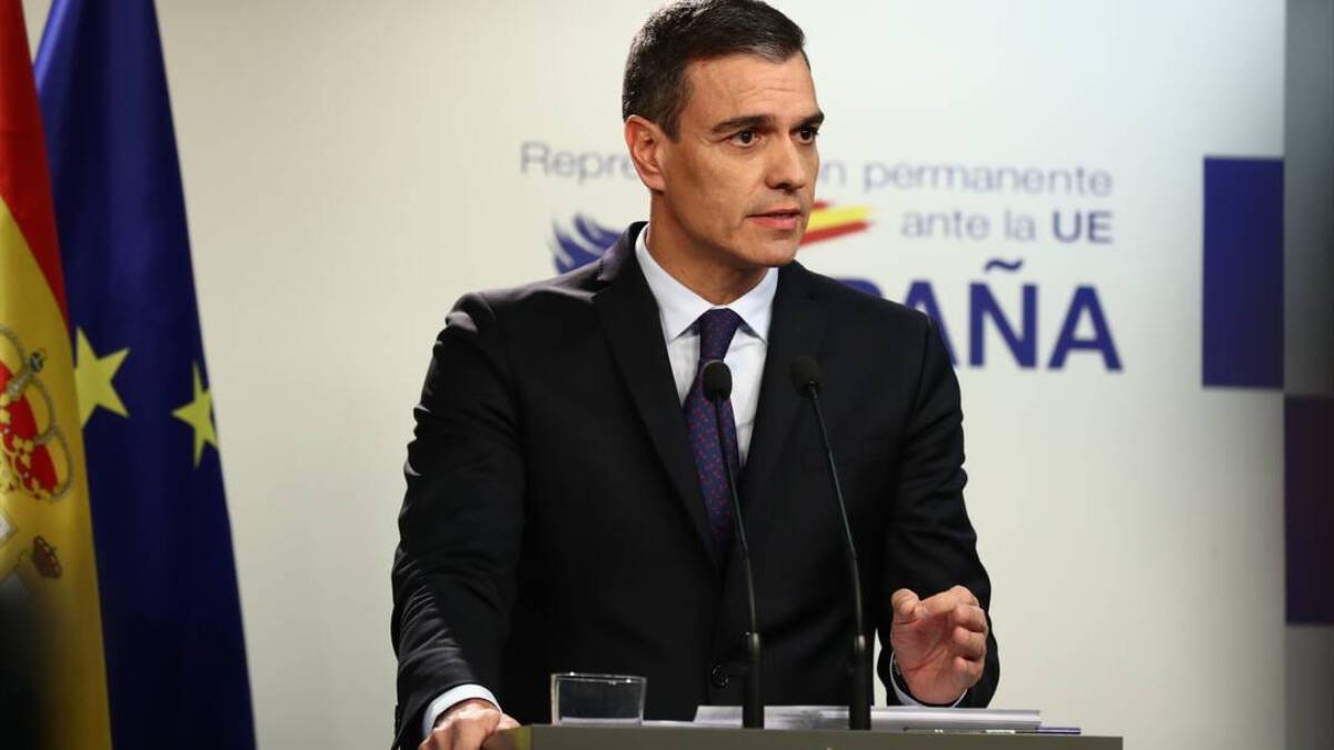 El presidente del Gobierno, Pedro Sánchez