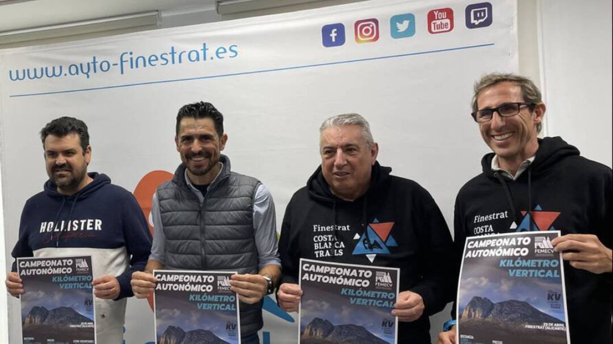 Presentación de la 14º edición del Kilometro Vertical Puig Campana