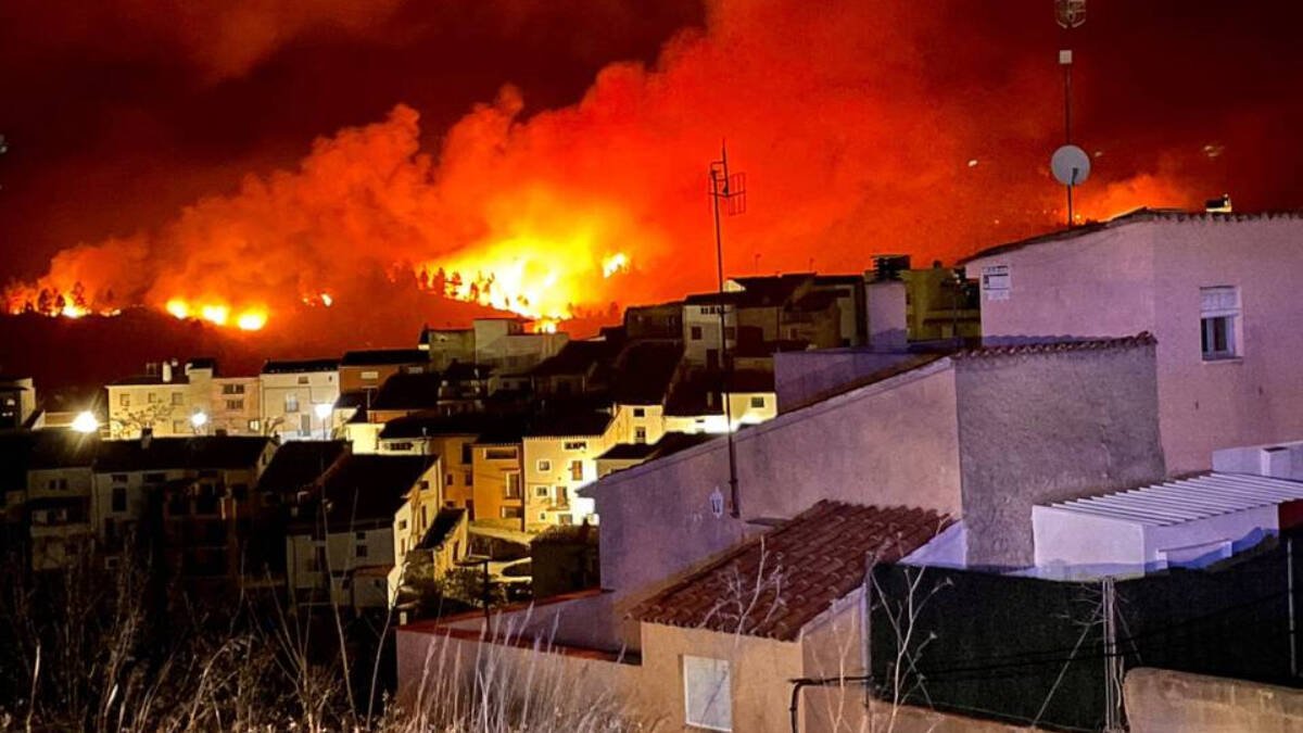 Incendio de Villanueva de Viver