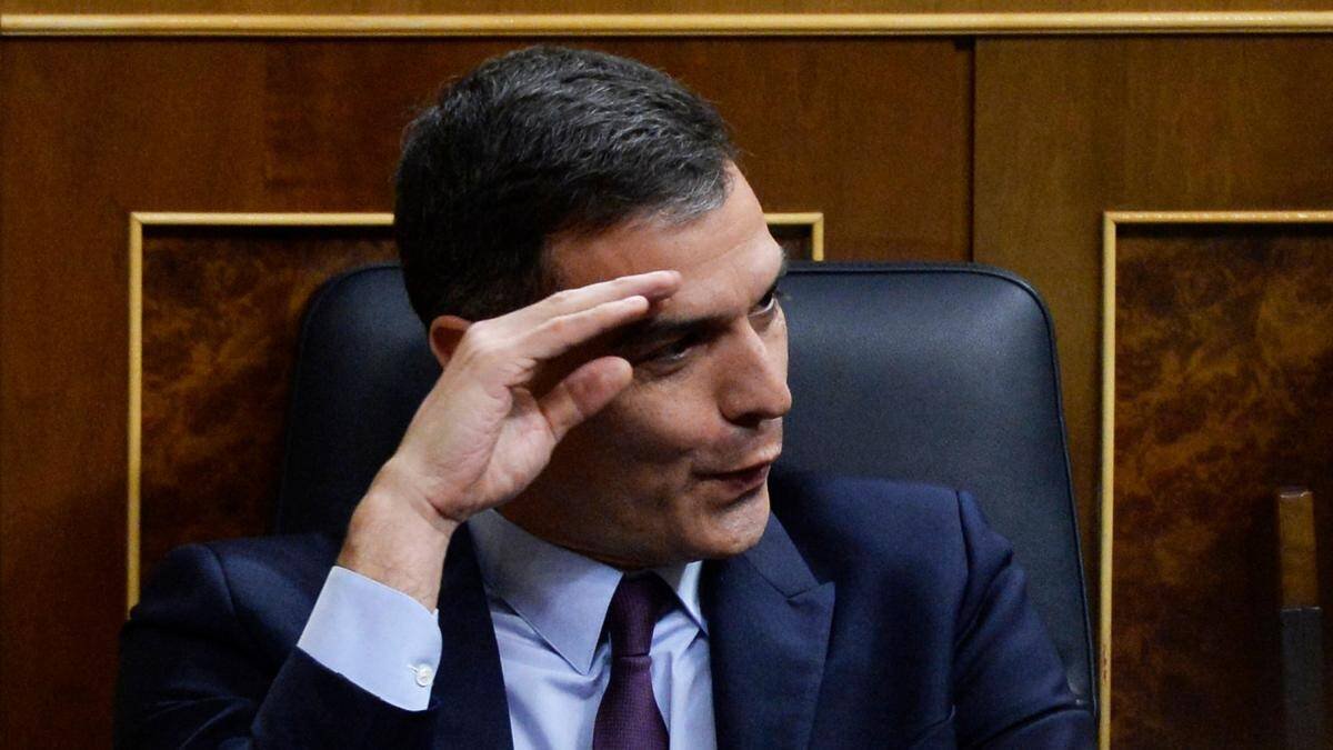 Pedro Sánchez, Presidente del Gobierno, en el Congreso de los Diputados