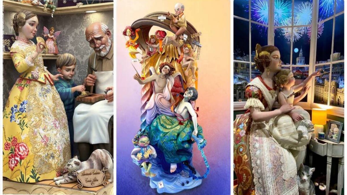 Los ninots de Almirante Cadarso, Maestro Gozalbo y L'Antiga