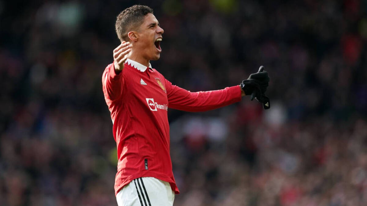 Raphael Varane, con el Manchester United.