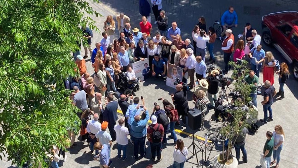 Mitin de Ciudadanos en la Torres de Serranos
