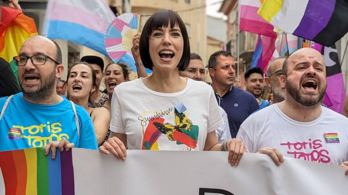 Diana Morant en una manifesatación
