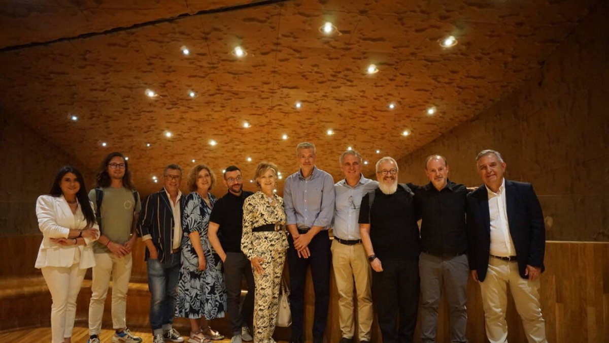 Representantes de la Fundació del Disseny, Feria València y el Consejo General de Colegios Oficiales de Decoradores y Diseñadores de Interior.