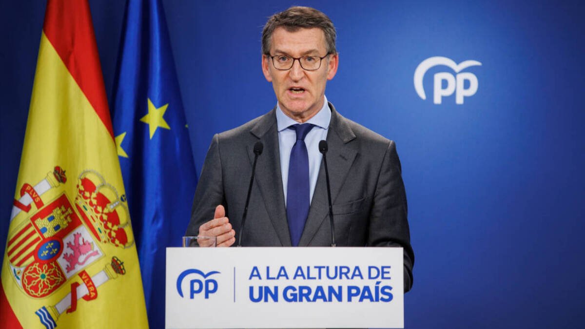 Alberto Núñez Feijóo en su declaración