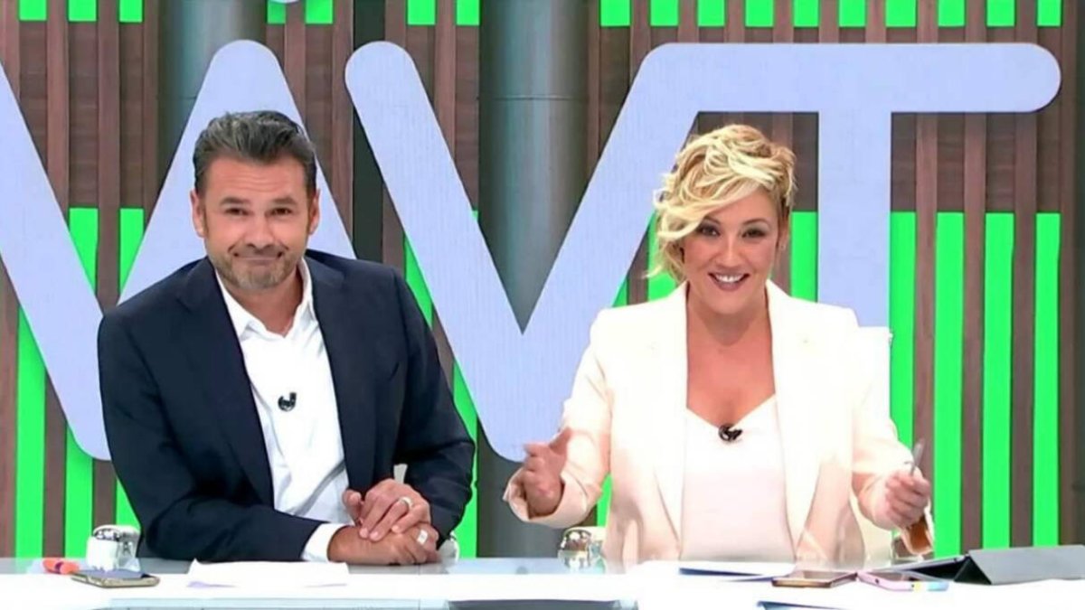 Iñaki López y Cristina Pardo en Más vale Tarde.