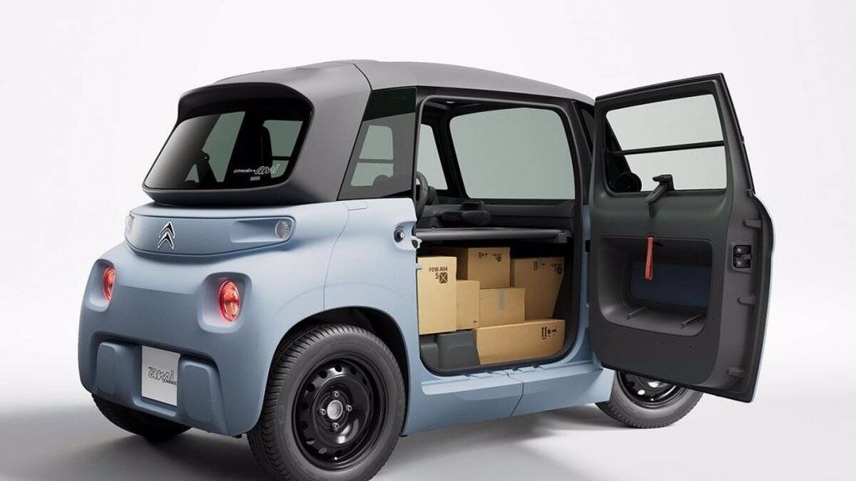 El nuevo Citroën My AMI Cargo puede con hasta 140 kg de carga