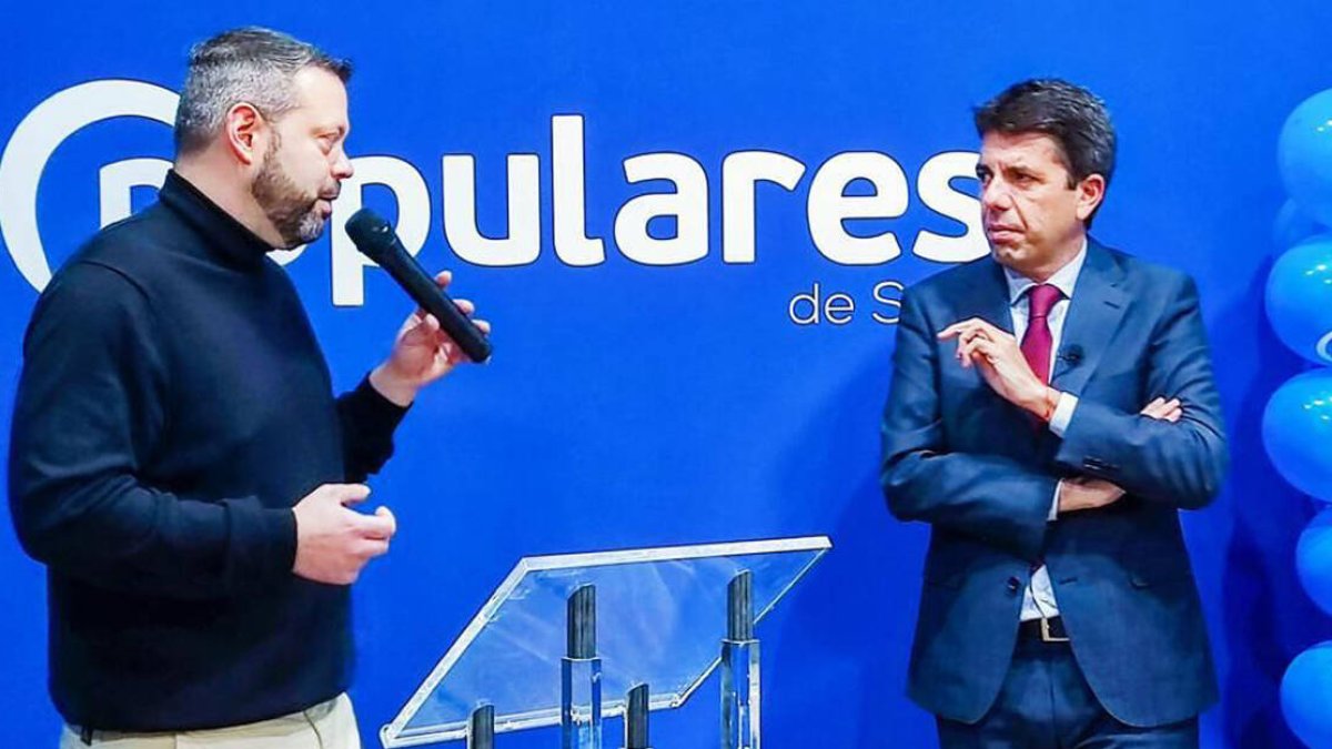 Raúl Hellín con Carlos Mazón