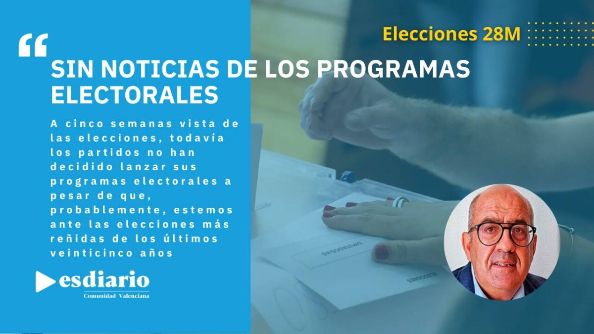 Sin noticia de los programas electorales - ESDIARIO