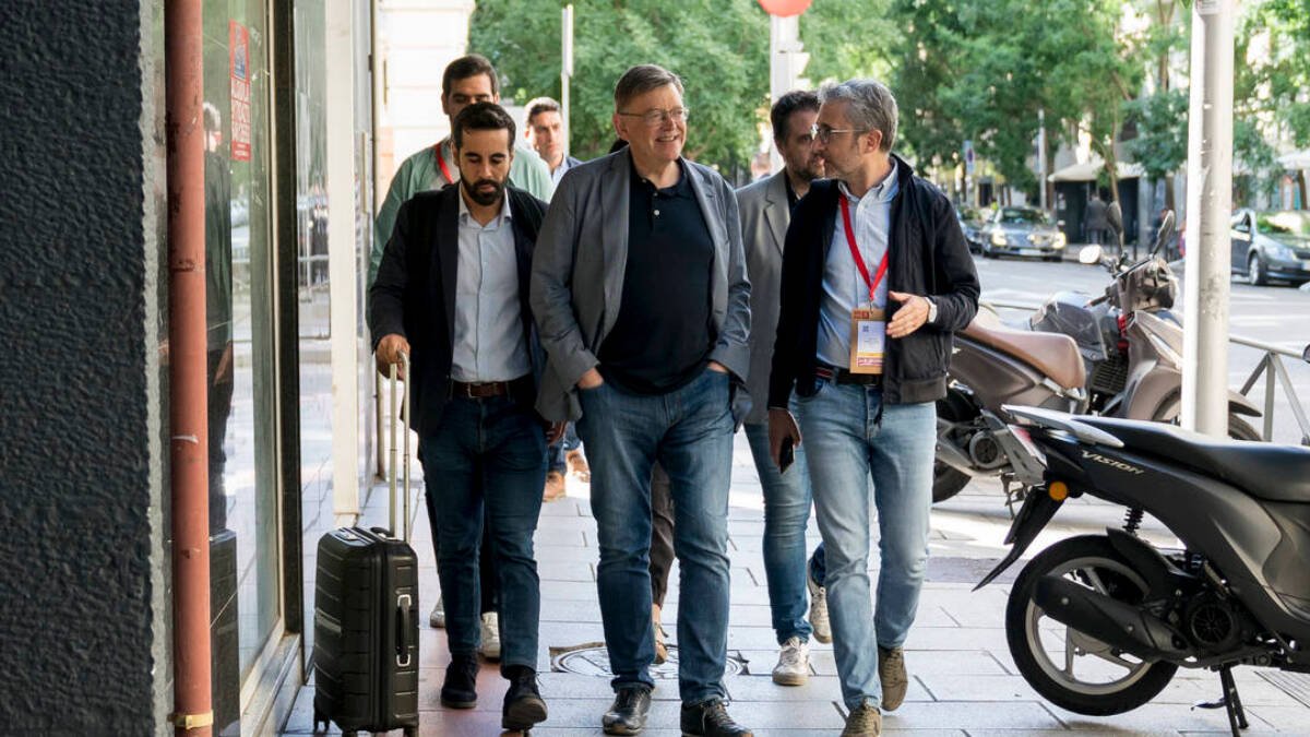 Ximo Puig llega al Comité Federal del PSOE