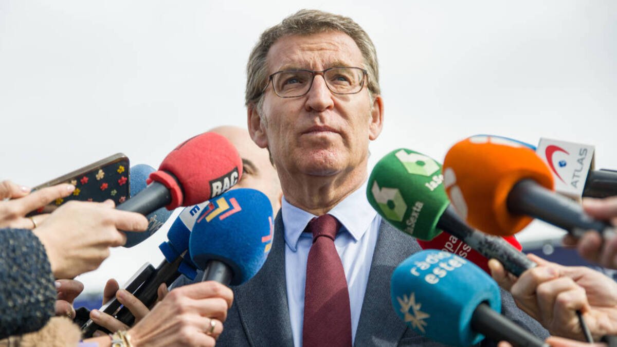 El presidente del Partido Popular, Alberto Núñez Feijóo.