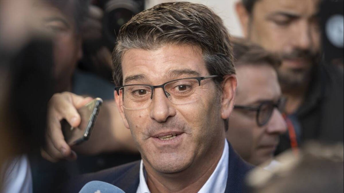El expresidente de la Diputación de Valencia con el PSPV y actual alcalde de Ontinyent por La Vall ens Uneix, Jorge Rodríguez,