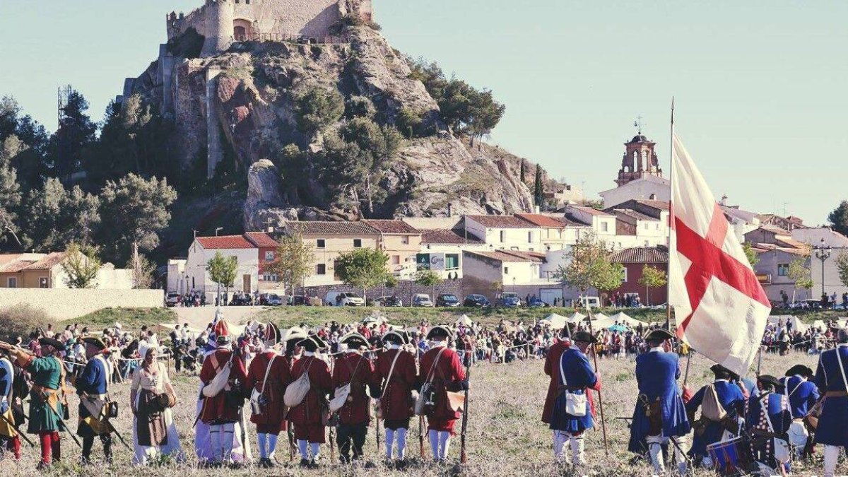 Recreación de la batalla de Almansa