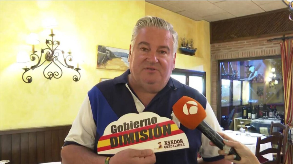 El propietario del Asador Guadalmina (Marbella), José Eugenio Arias.