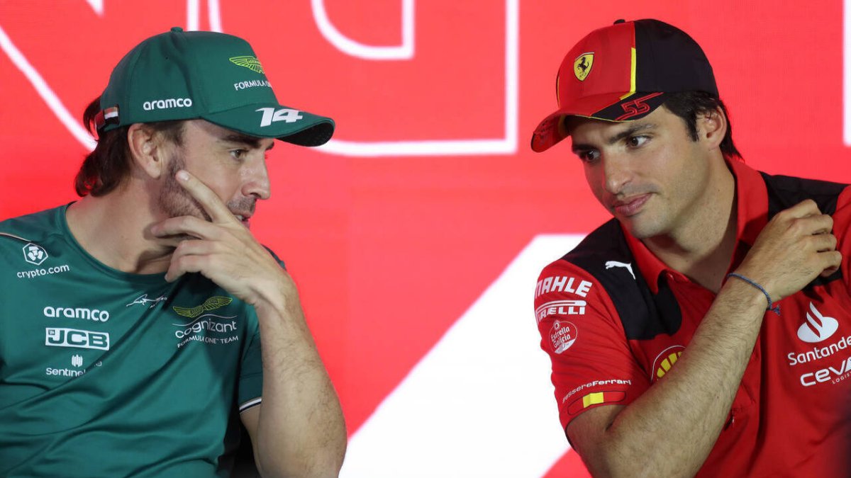 Fernando Alonso y Carlos Sainz.