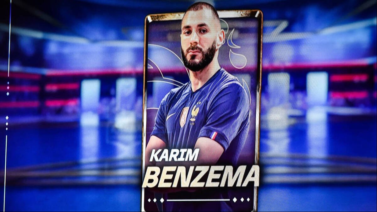 Benzema, en el momento en el que fue convocado por Francia para el Mundial de Catar.