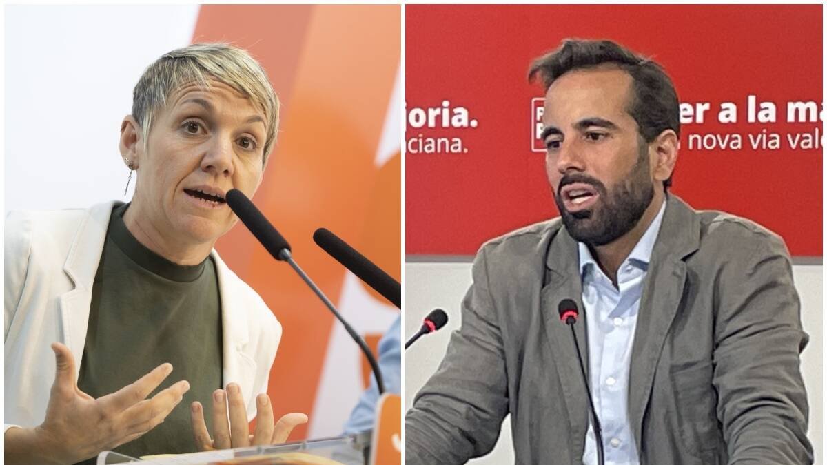 Papi Robles (Compromís) y José Muñoz (PSPV).