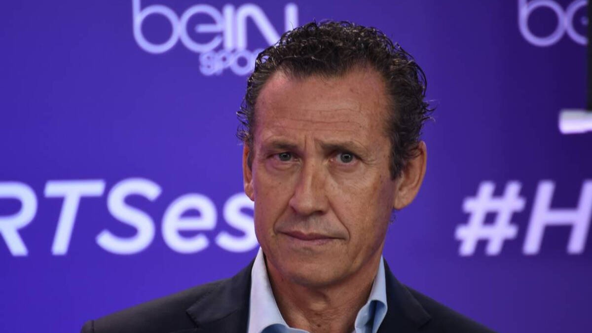Jorge Valdano en un acto promocional